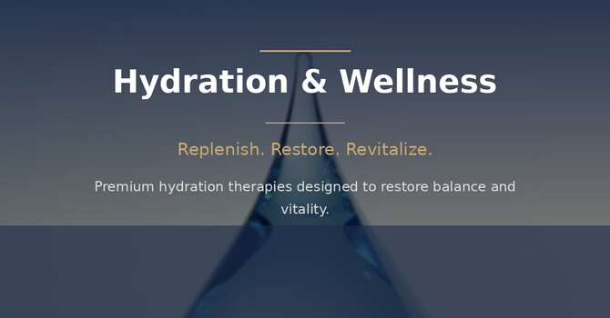 Hydration & Wellness